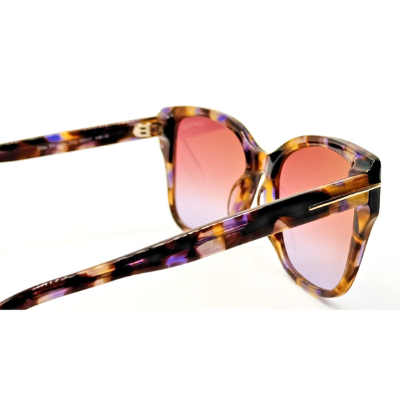 Tom Ford Sunglasses ELSA TF1108 55Z Coloured Havana Cat Eye Pink Gradient 55mm main image 4
